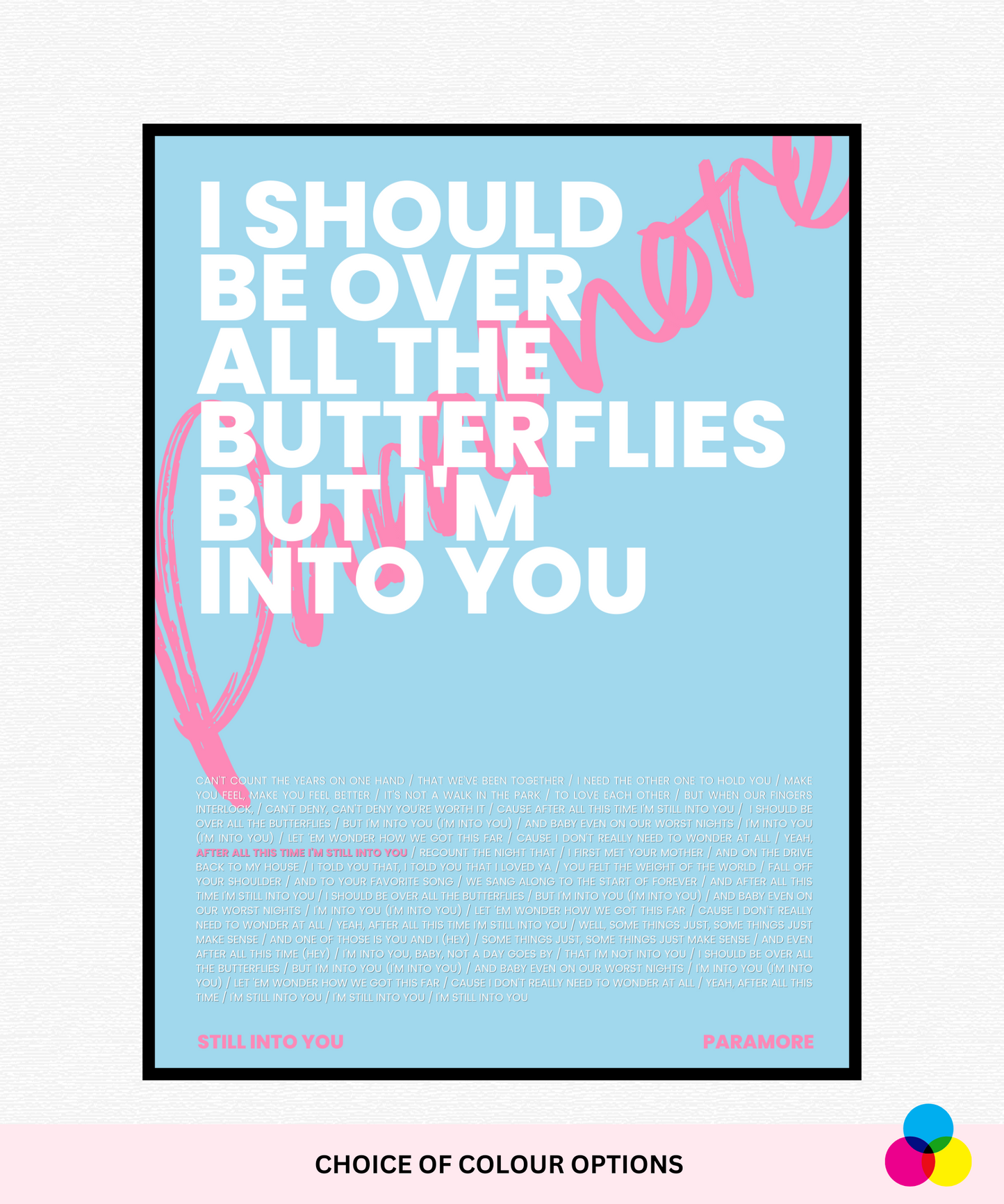 Still Into You Signature Poster