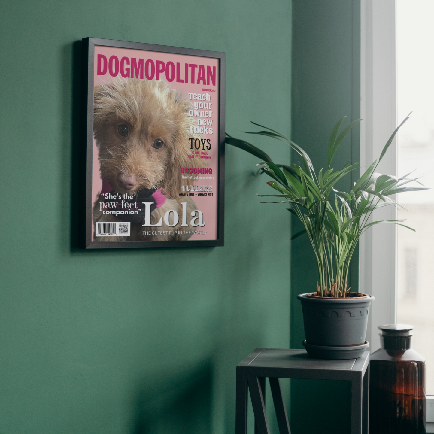 Personalised Dog Magazine Cover Print