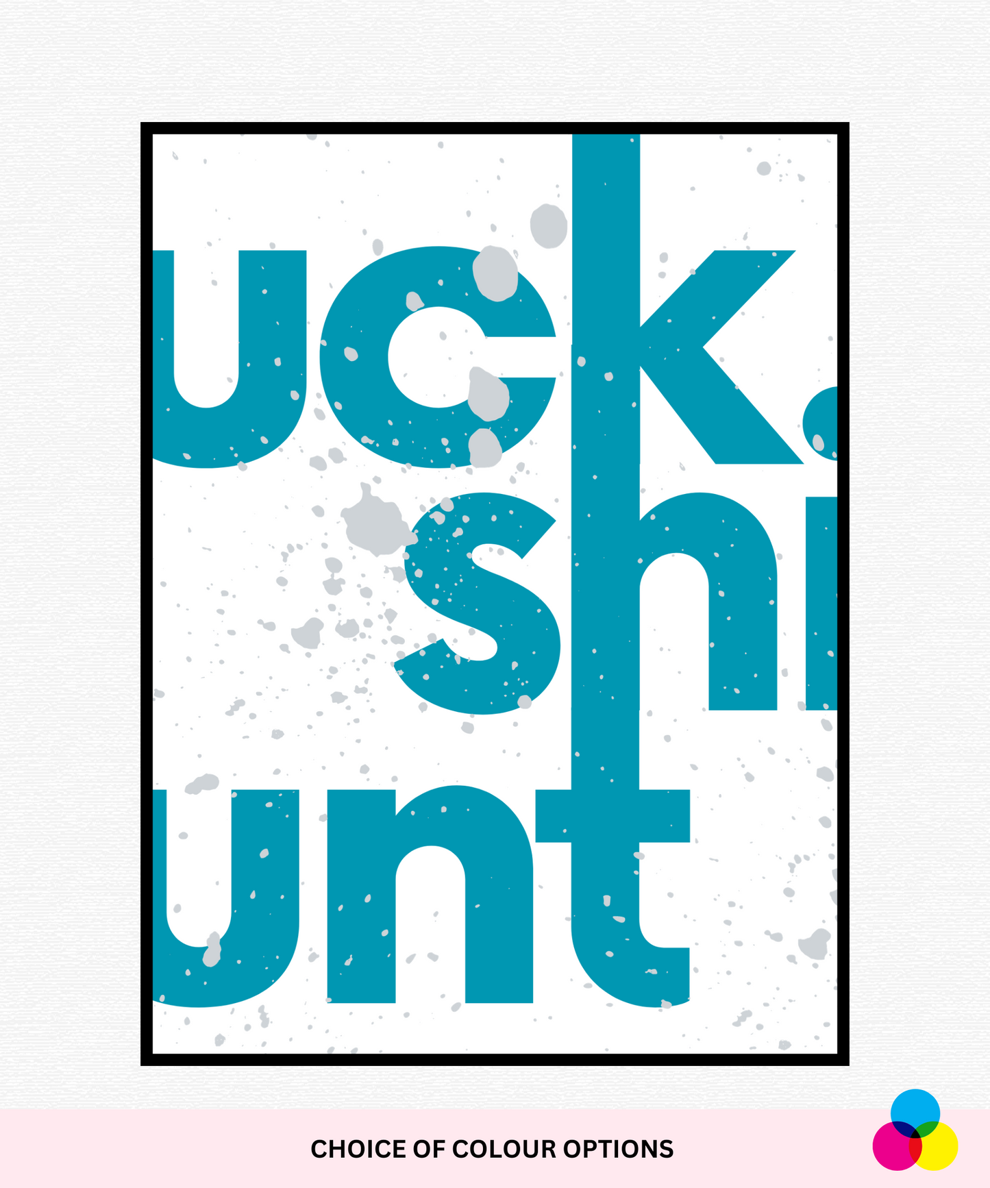 Sweary Words Poster
