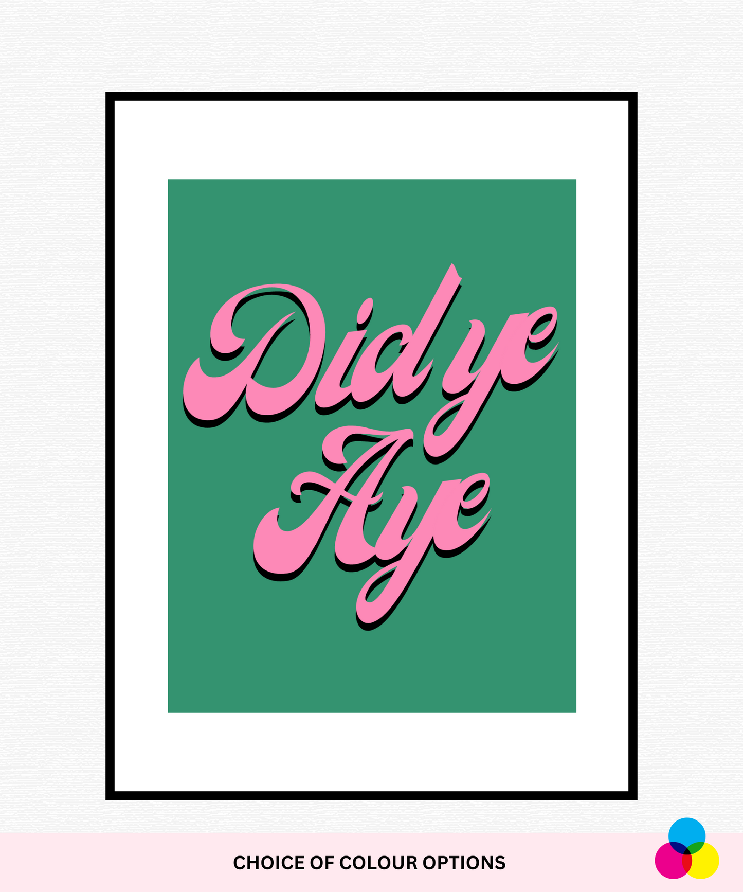 Did Ye Aye Poster