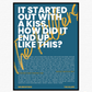 Mr Brightside Inspired Signature Poster