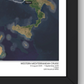 Your Cruise Journey Print – Custom Satellite Photo Map