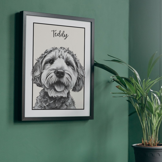 Personalised Pet Sketch Print