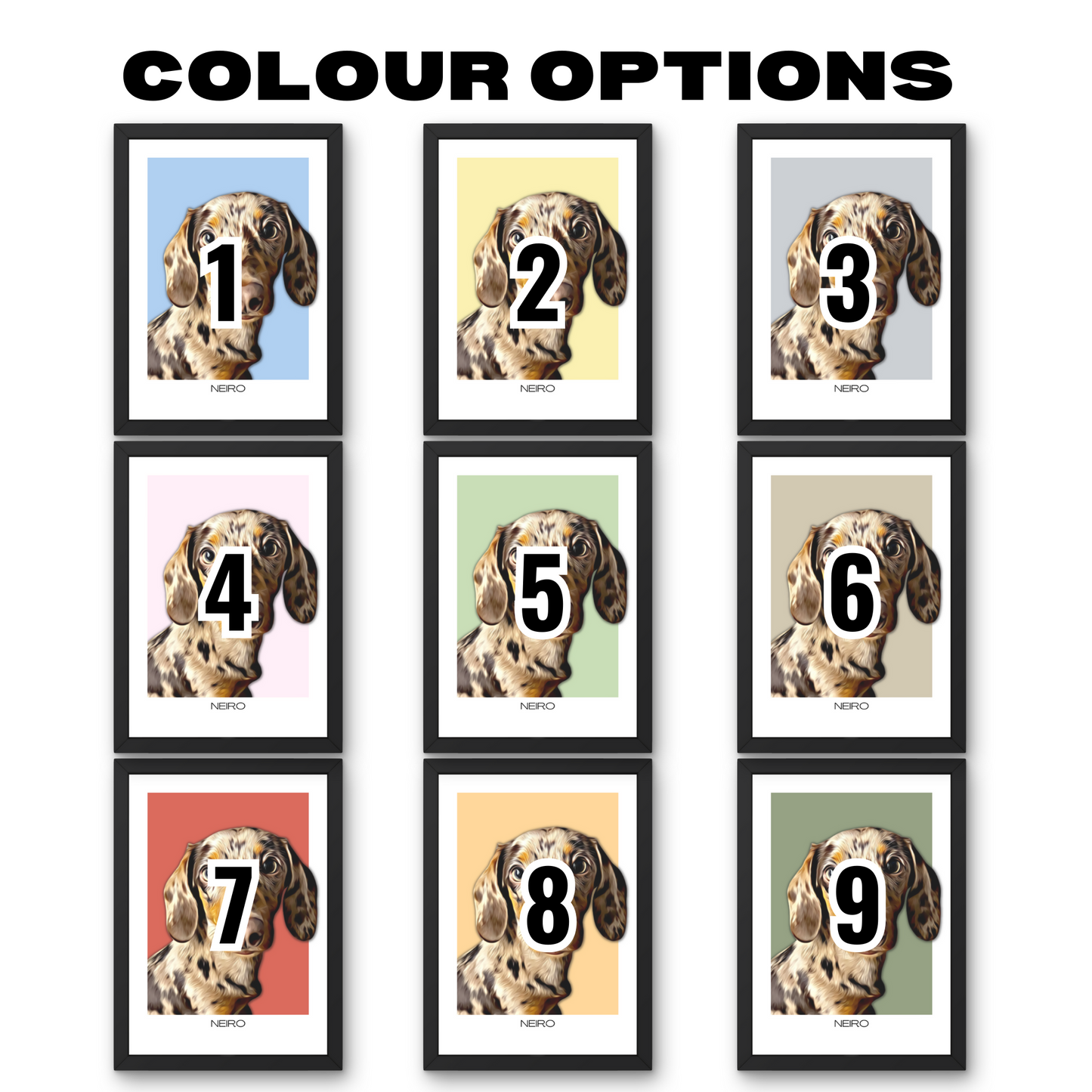 Personalised Pet Pawtrait