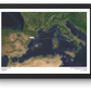 Your Cruise Journey Print – Custom Satellite Photo Map